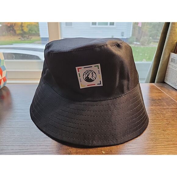 Minnesota Timberwolves Reversible Bucket Hat - Black/White - Unisex - SGA - Picture 1 of 5